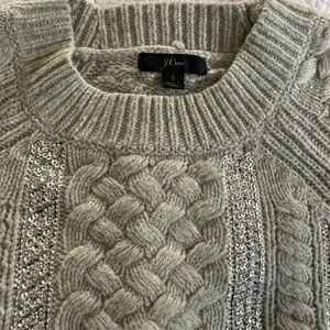 JCrew Gray& Sparkle Sweater NEVER WORN🤍